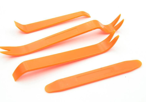 Набор съемников клипс обшивки салона 4 предм. пластик пакет MS-04