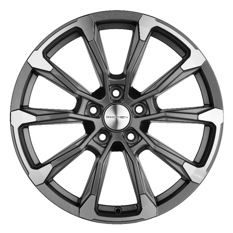 диски KHOMEN KHW1808 (Tiggo 8 Pro) 7,5xR18 5x108 60,1 47 GRAY-FP