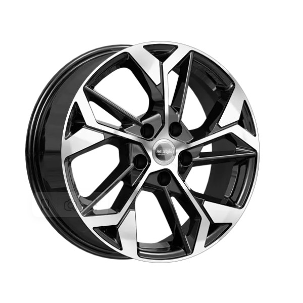 диски КиК Реплика КС1062 (ZV 17 Tiguan) 6,5xR17 5x112 57,1 38 алмаз_черный